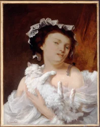 Woman with a Cat, 1864