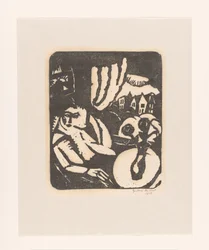 Woman Sitting by a Window