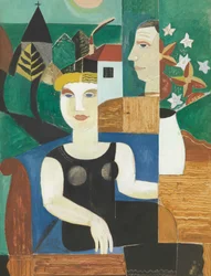 The Artist and his Wife in the Moonlight
