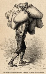 A Jar Merchant, Sketch Taken in Madrid