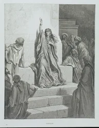 Deborah, engraved by Ettlin, c.1868