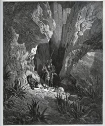Don Quixote and Sancho Panza Find the Things of a Traveler - from 