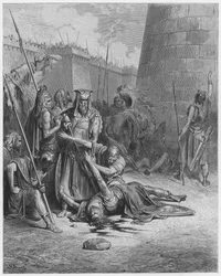 Death of Abimelech (Gustave Dore Bible)