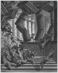 Gustave Dore Bible: Death of Samson