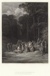 Illustration for Vivien by Alfred Tennyson