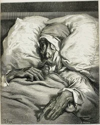 Illustration from the novel Don Quixote by Miguel de Cervantes, 1863