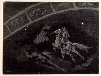 Illustration of the star sign Scorpio (from La legende de Croque-Mitaine)