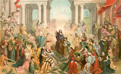 Jesus Entering Jerusalem