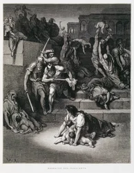 King Herod orders the Massacre of the Innocents, Illustration from the Doré Bible
