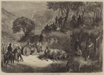 Midday Halt of Calabrian Volunteers