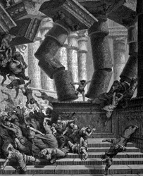 Samson Bringing Down the Temple of Dagon
