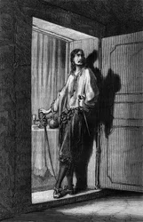 Sigognac (Illustration by Gustave Dore of book Captain Fracasse by Theophile Gautier)
