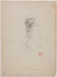 Sketch for The Wolf Turned Shepherd, c. 1868