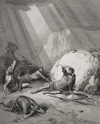 The Conversion of St. Paul, illustration from Dore