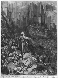 The Wandering Jew, engraved by Felix Jean Gauchard