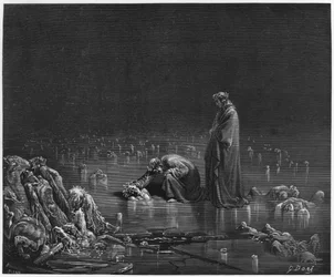 Virgil and Dante, illustration from 