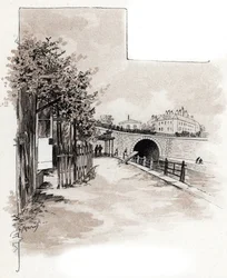 Customs office on the Quai de Valmy, Canal Saint-Martin, Paris from 