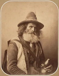 An Italian Street Musician, ca. 1856