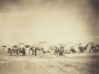 Artillery Encampment, Camp de Châlons, 1857