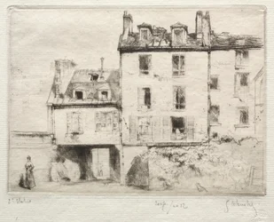 La rue Lacépède: the Courtyard of the Steelworker Cottens
