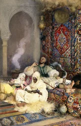 Smoking the Hookah