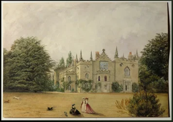 View of Strawberry Hill, Middlesex from the Gardens