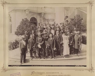 Millennium Exhibition, Journalists - Budapest