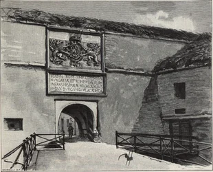 The Gate of the Old Fortress in Komárno, 1890s