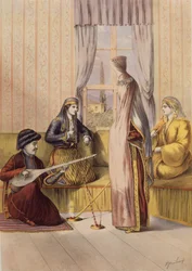 An Armenian Bride, Engraved by Charles Parsons