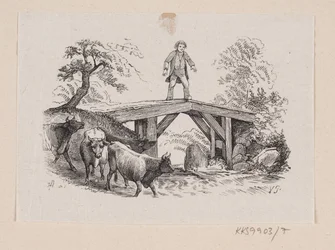 Illustration for "Big Claus and Little Claus" in H.C. Andersen, "Fairy Tales and Stories", Volume 1