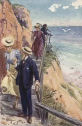Jean, with Beating Heart, Offered His Hand to Help Her Down