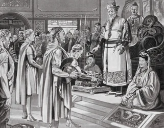 The Chinese Emperor receives a Mission