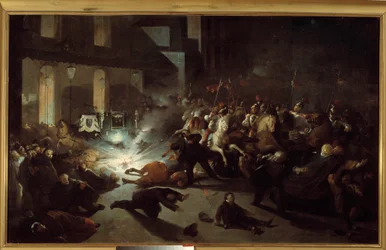 Assassination attempt on Napoleon III by Felice Orsini in Paris on January 14