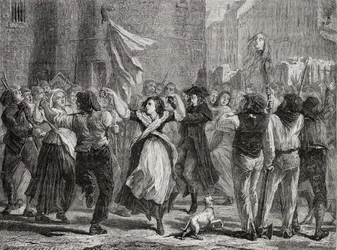 The Head of Princess Lamballe (1749-92) Displayed in Paris, 3rd September 1792