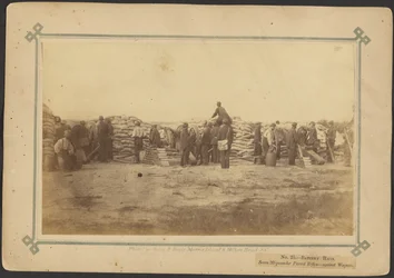 Battery Hays, Seven 30-pounder Parrot Rifles, against Wagner