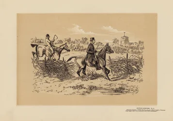 Hunting Sketches, No 11, A Sporting Parson