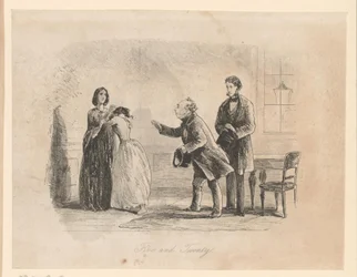 Mr. Meagles Tries to Convince Tattycoram to Come, but She Turns to Miss Wade