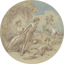 One of Eighteen Designs for a Series of Plates Illustrating Venus and Adonis