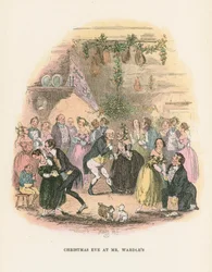 Scene from The Posthumous Papers of the Pickwick Club by Charles Dickens
