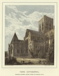 York Cathedral, Northern Transept, Central Tower and Chapter House