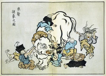 Blind Monks Examining an Elephant (print)