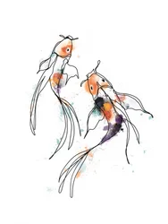 Colorful Koi Harmony