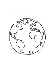 Global Heart Outline