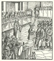 Archduke Maximilian of Austria Directing a Mummers