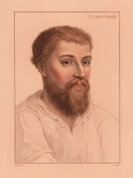 Sir Nicholas Poyntz (1510-1556), English courtier (engraving)