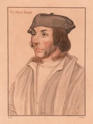 Sir Thomas Elyot, English diplomat and scholar (engraving)