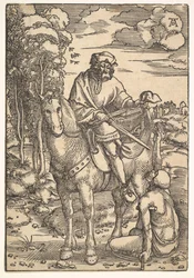 Saint Martin on Horseback, 15th-16th Century