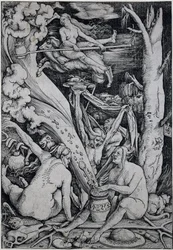 Witches Casting Spells During Witches