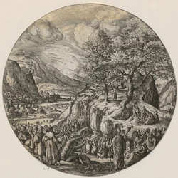 John the Baptist Preaching in the Wilderness