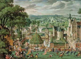 Park Landscape with Castle